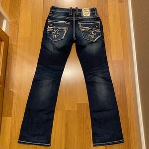 Mens Rock revival slim bootcut